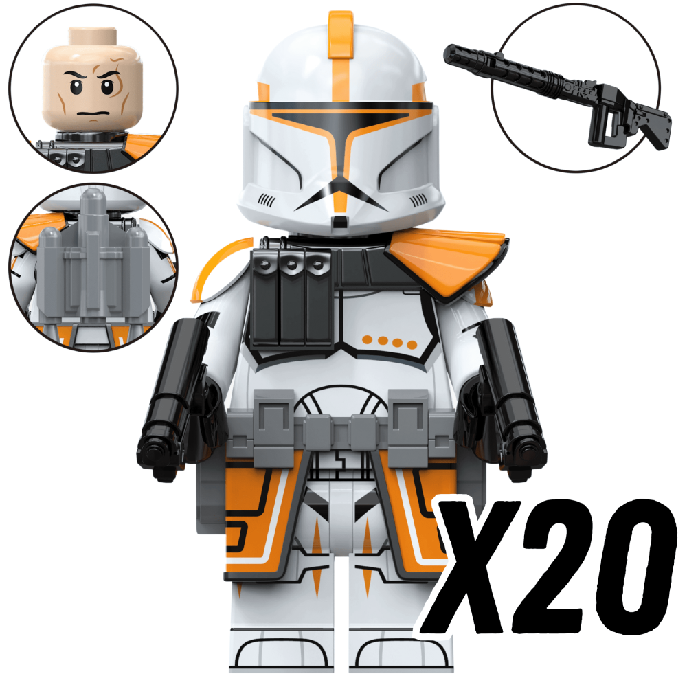 Space War Theme 212th Battalion Clone Army Block Figures Set
