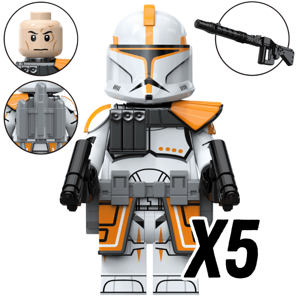 Space War Theme 212th Battalion Clone Army Block Figures Set