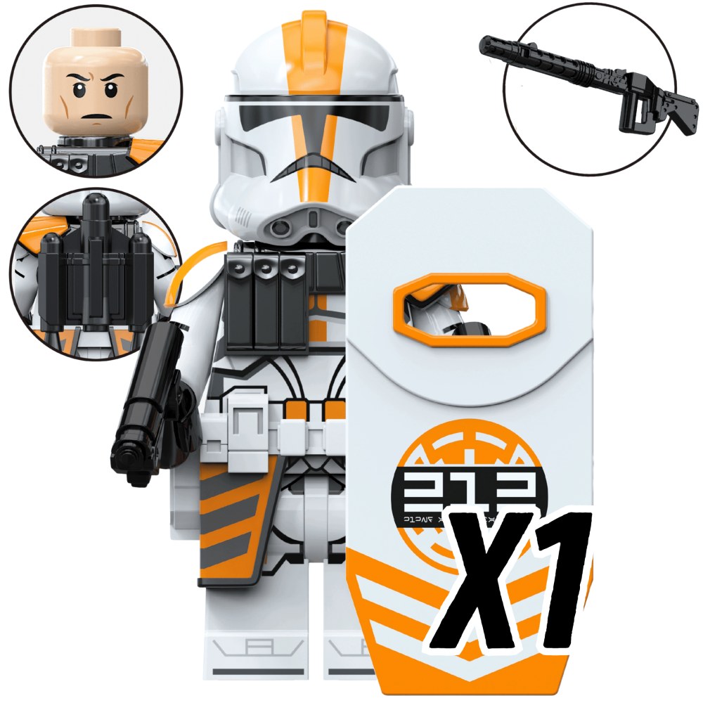 Space War Theme 212th Battalion Clone Army Block Figures Set
