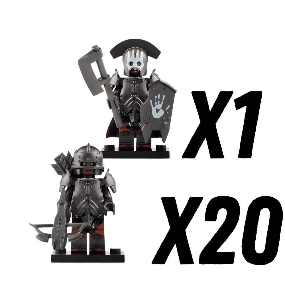 Lord the Rings Uruk-Hai Heavy Crossbows Block Figures Set 21pcs