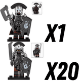 Lord the Rings Uruk-Hai Heavy Swords Block Figures Set 21pcs