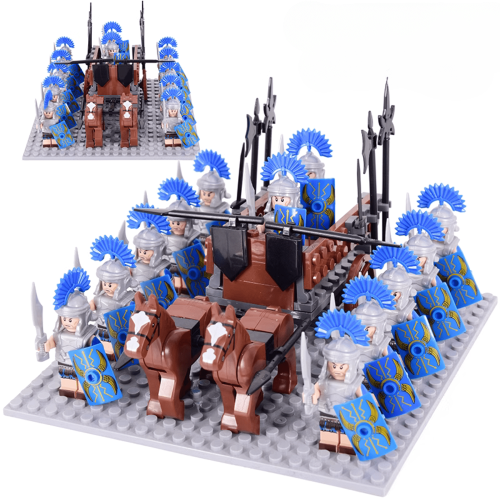 Roman Greek & Spartan Legions Block Figures Sets
