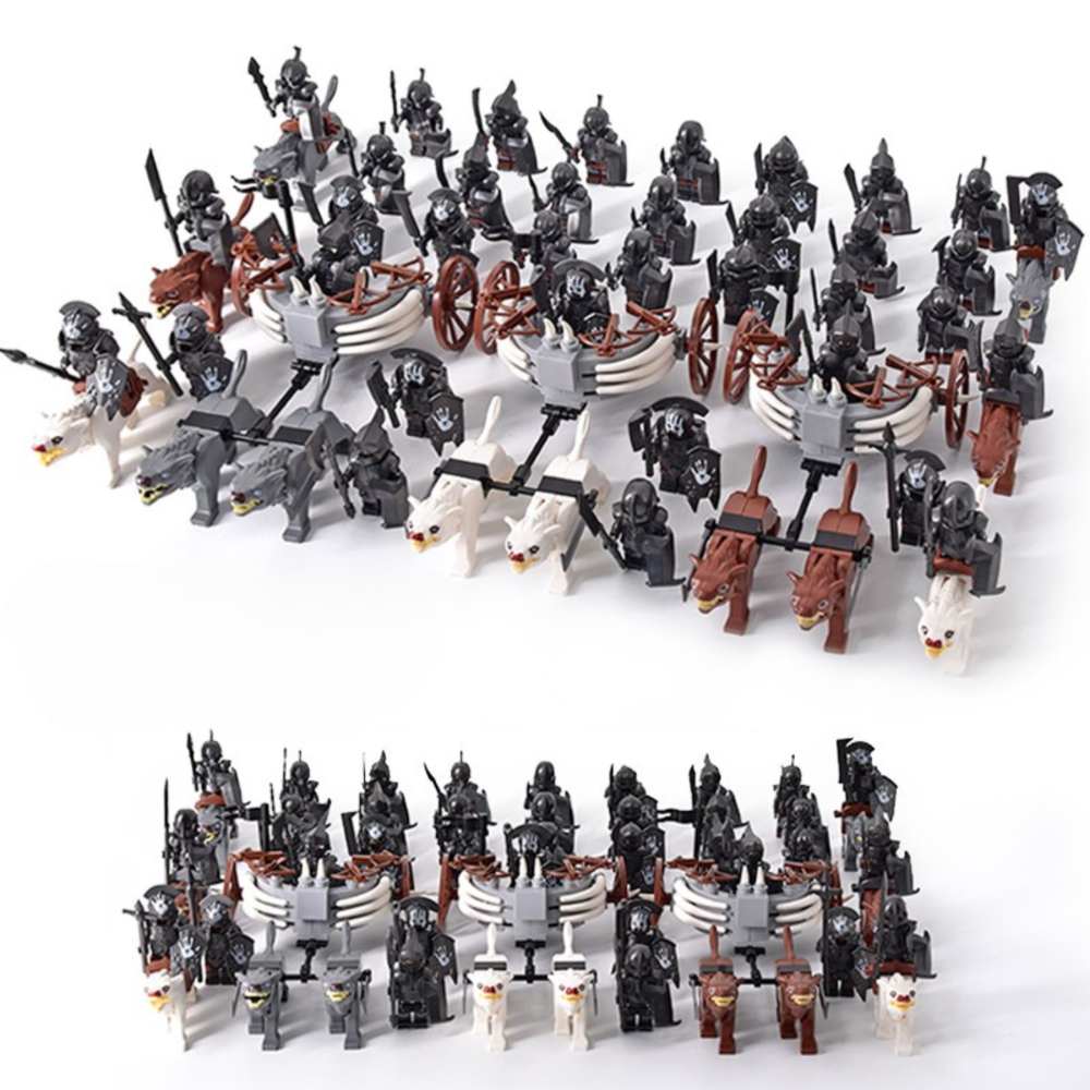 Lord of the Rings  Uruk-Hai Chariot Legions Block Figures Set