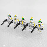 Space War Theme 327th Jetpack Clone Troopers Block Figures Set of 5pcs