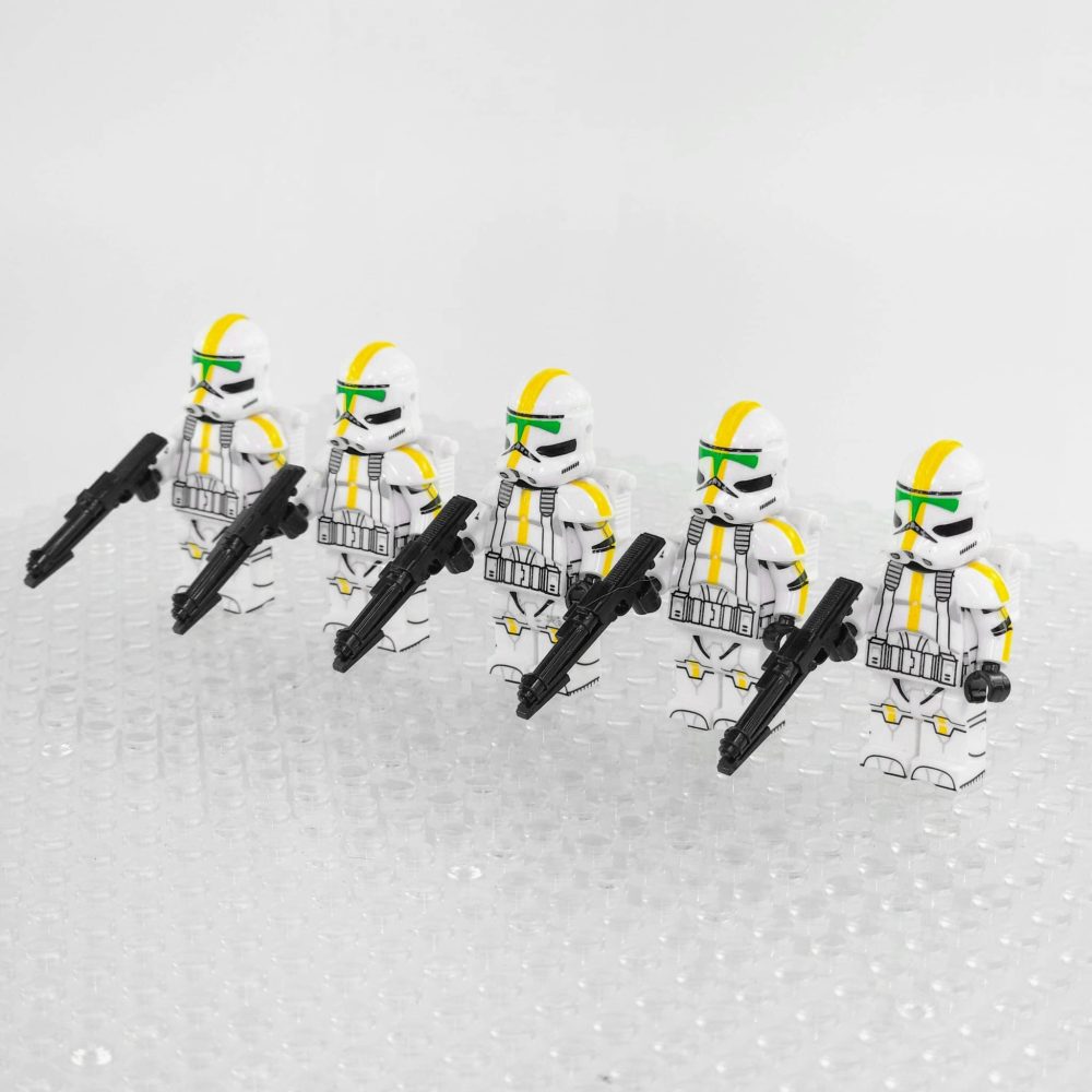 Space War Theme 327th Jetpack Clone Troopers Block Figures Set of 5pcs