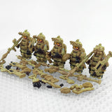 US Desert Strike Force Military Building Block Block Figures with Tactical Loadout