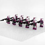 Space War Theme 21st Nova Corps Galactic Marines Paratrooper Block Figures Set With
