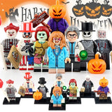 Assorted Halloween Horror Movie Block Figures Set of 16pcs