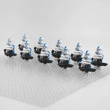 Space War Theme 501st Legion Phase 2 Heavy Clone Troopers Block Figures Set of 10pcs
