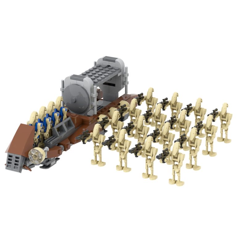 Space War Theme B1 Battle Droid Transport 2.0 MOC Building Set – 169pcs