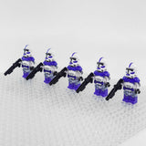 Space War Theme 187th Legion Clone Trooper Block Figures Set of 5pcs