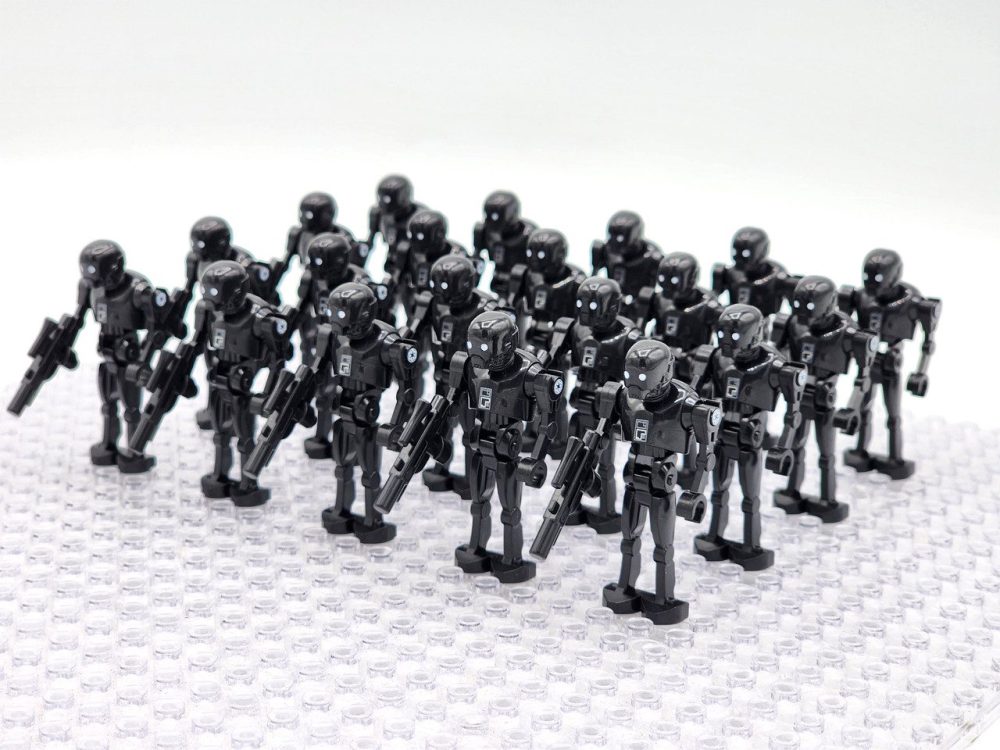 Space War Theme KX-Series Security Droids Block Figures Set