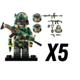 The Kommando Spezialkrafte German Special Forces Block Figures Set