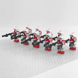 Space War Theme Coruscant Guard ARF Trooper Block Figures Set
