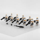 Space War Theme 212th Battalion Clone Troopers Block Figures Set of 10pcs