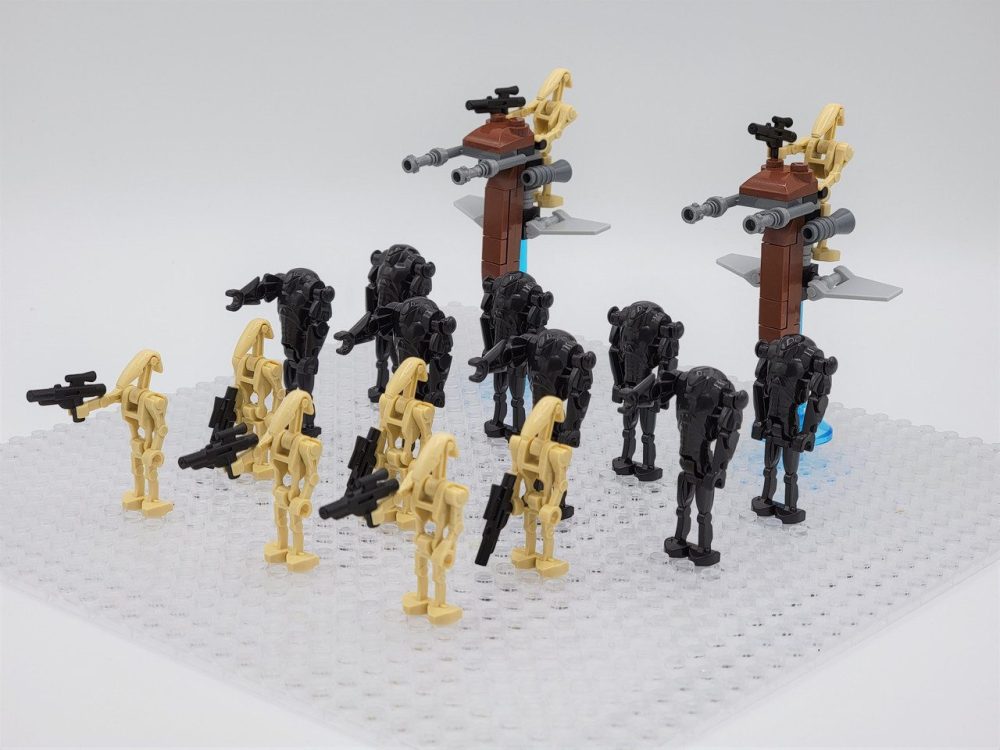 Space War Theme STAP B1 Battle Droid Block Figures Set