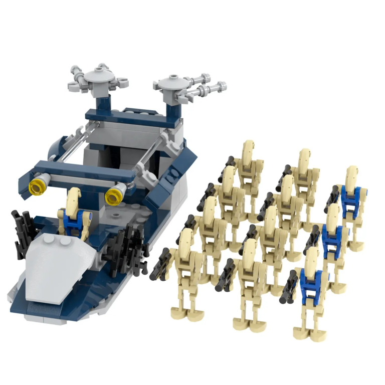 Space War Theme Battle Droid Patrol Speeder MOC Set