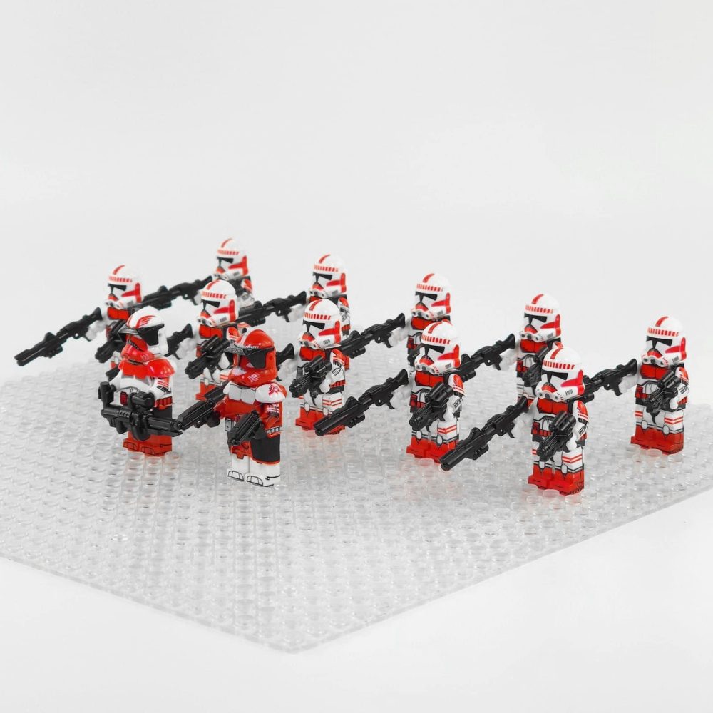 Space War Theme Coruscant Guard Fox Thorn Clone Troopers Block Figures Set