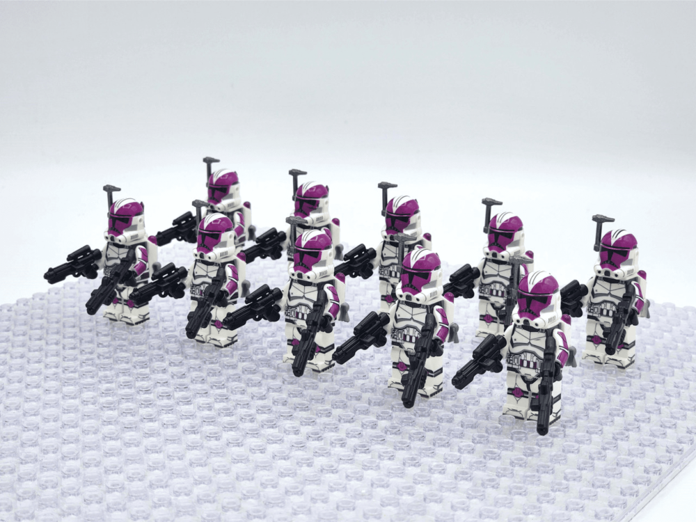 Space War Theme 21st Nova Corps Galactic Marines Clone Troopers Block Figures Set