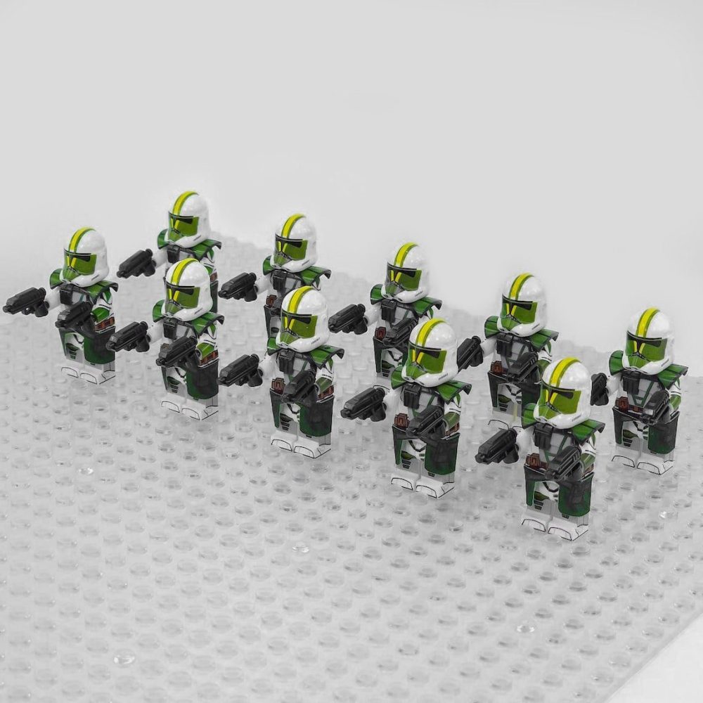 Space War Theme Doom Arc Clone Troopers Block Figures Set
