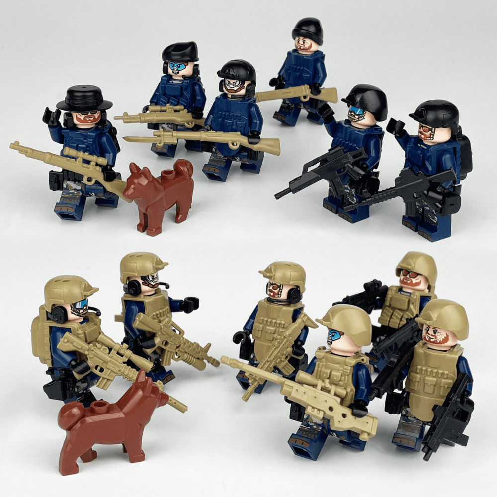 Task Force Bravo Unit Block Figures Set