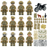Special Operation Unit Block Figures Set