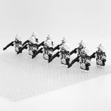 Space War Theme 104th Heavy Wolfpack Clone Trooper Block Figures Set of 10pcs