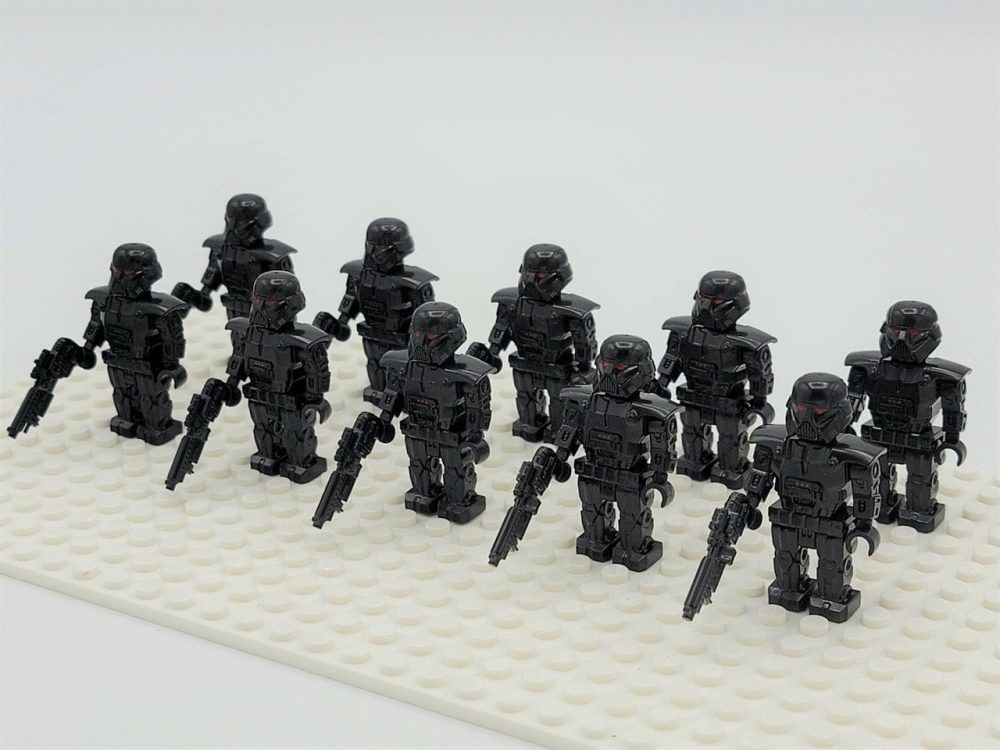 Space War Theme Phase 3 Dark Troopers Block Figures Set Style 1