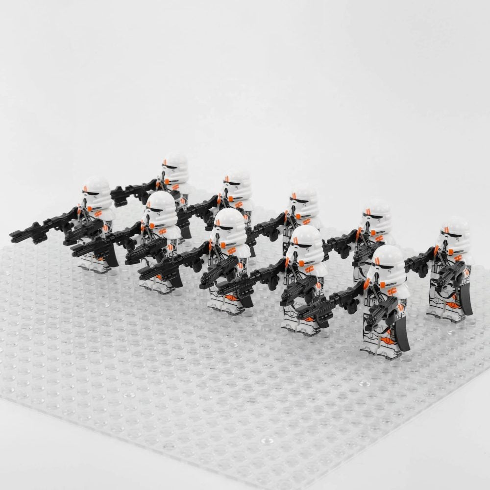 Space War Theme 212th Attack Battalion Airborne Paratrooper Block Figures Set