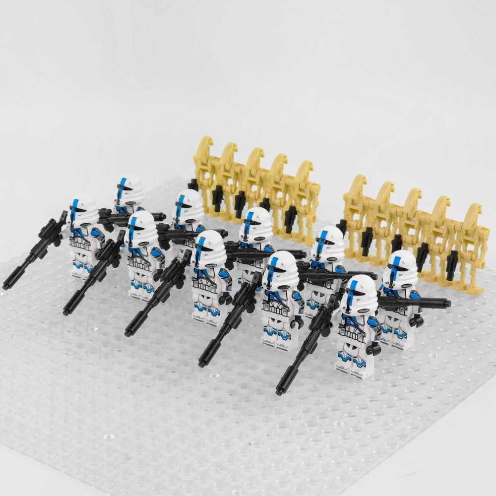 Space War Theme 501st Airborne Clone Troopers Block Figures Set of 10pcs