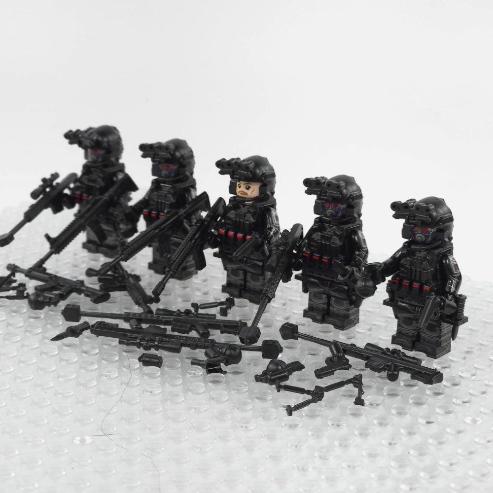 United Kingdom (SAS) Special Air Service Regiment Block Figures Set