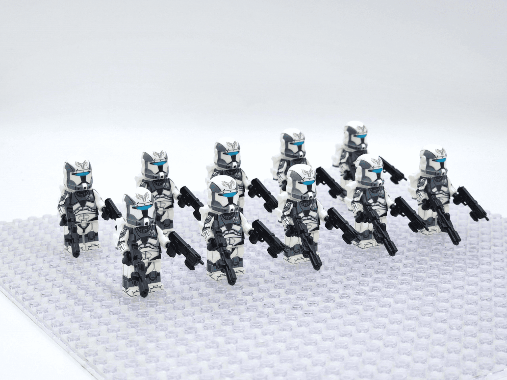 Space War Theme 104th Wolfpack Commandos Block Figures Set of 10pcs
