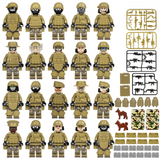 Desert Warfare Tactical Unit Block Figures Set