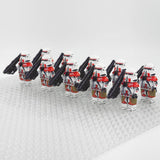 Space War Theme Coruscant Guard Airborne Trooper Block Figures Set With PLX-1 Rocket Launcher