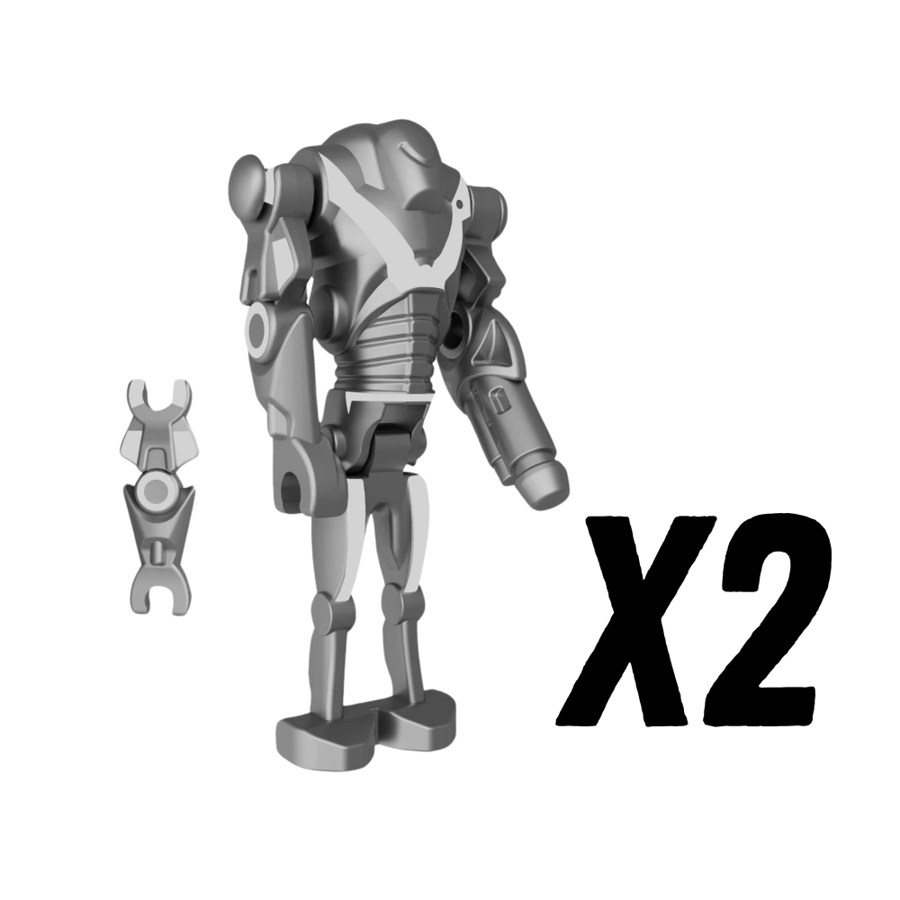 Space War Theme B2-RP Super Battle Droid with Cannon Arm Block Figures Set