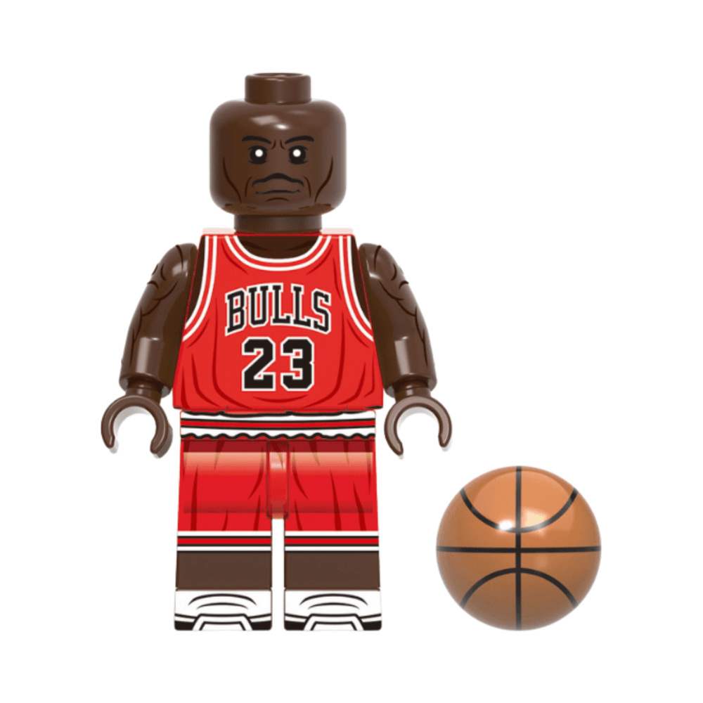 NBA Basketball Block Figures Set of 8pcs with Basketball Accessory
