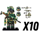 The Kommando Spezialkrafte German Special Forces Block Figures Set