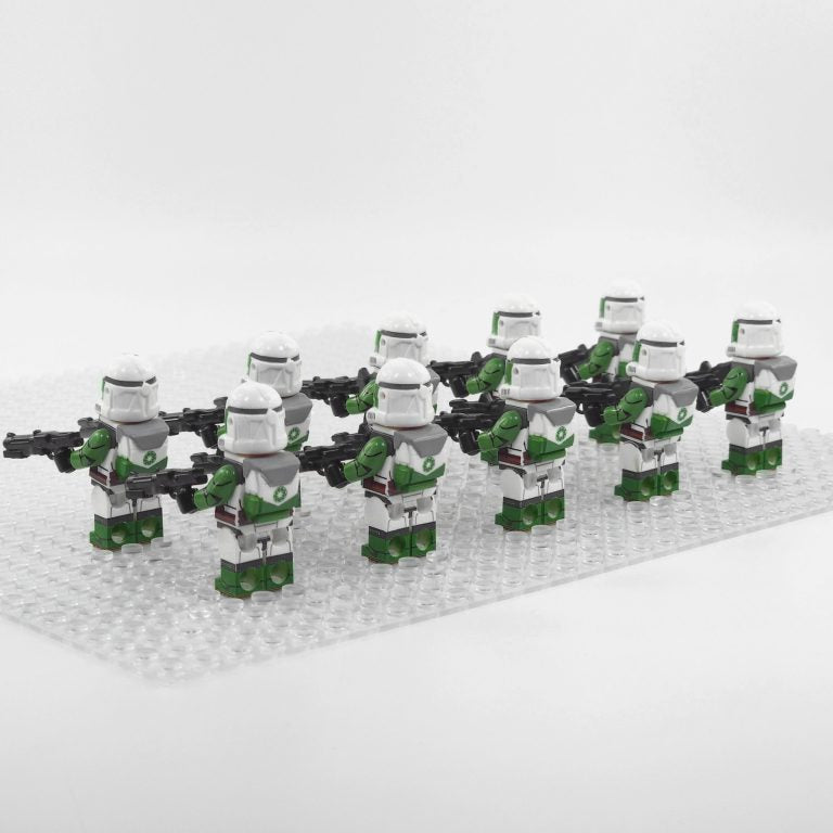 Space War Theme Doom’s Unit Phase 2 Clone Troopers Block Figures Set