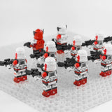 Space War Theme Coruscant Guard Fox Thorn Clone Troopers Block Figures Set