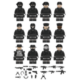 Special Operations SWAT Jeep Block Figures Set