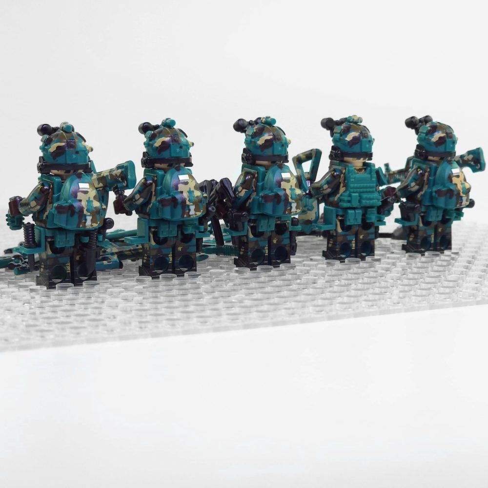 Chinese Snow Leopard Commando Unit Block Figures Set