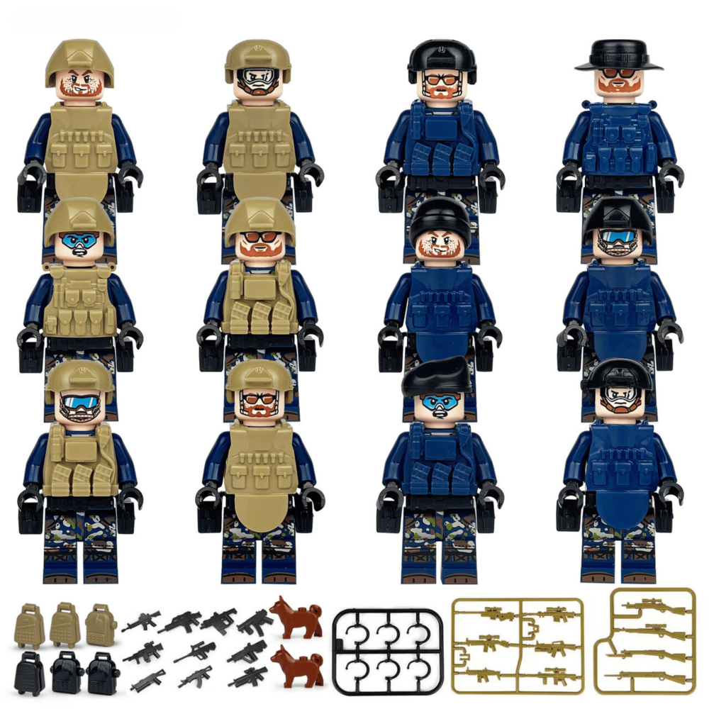 Task Force Bravo Unit Block Figures Set