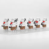 Space War Theme Coruscant Guard Airborne Trooper Block Figures Set With PLX-1 Rocket Launcher