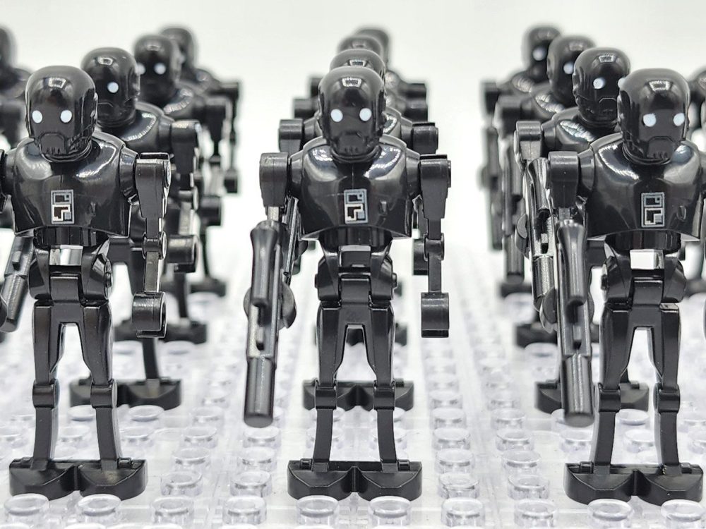 Space War Theme KX-Series Security Droids Block Figures Set