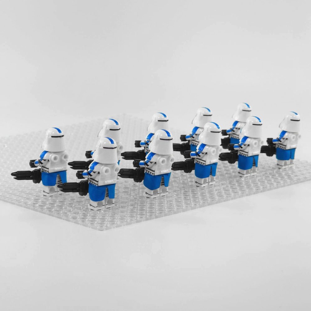 Space War Theme 501st Legion Phase 2 Heavy Clone Troopers Block Figures Set of 10pcs