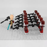 Space War Theme Ki-Adi-Mundi, Commander Bacara and Galactic Marines Block Figures Set