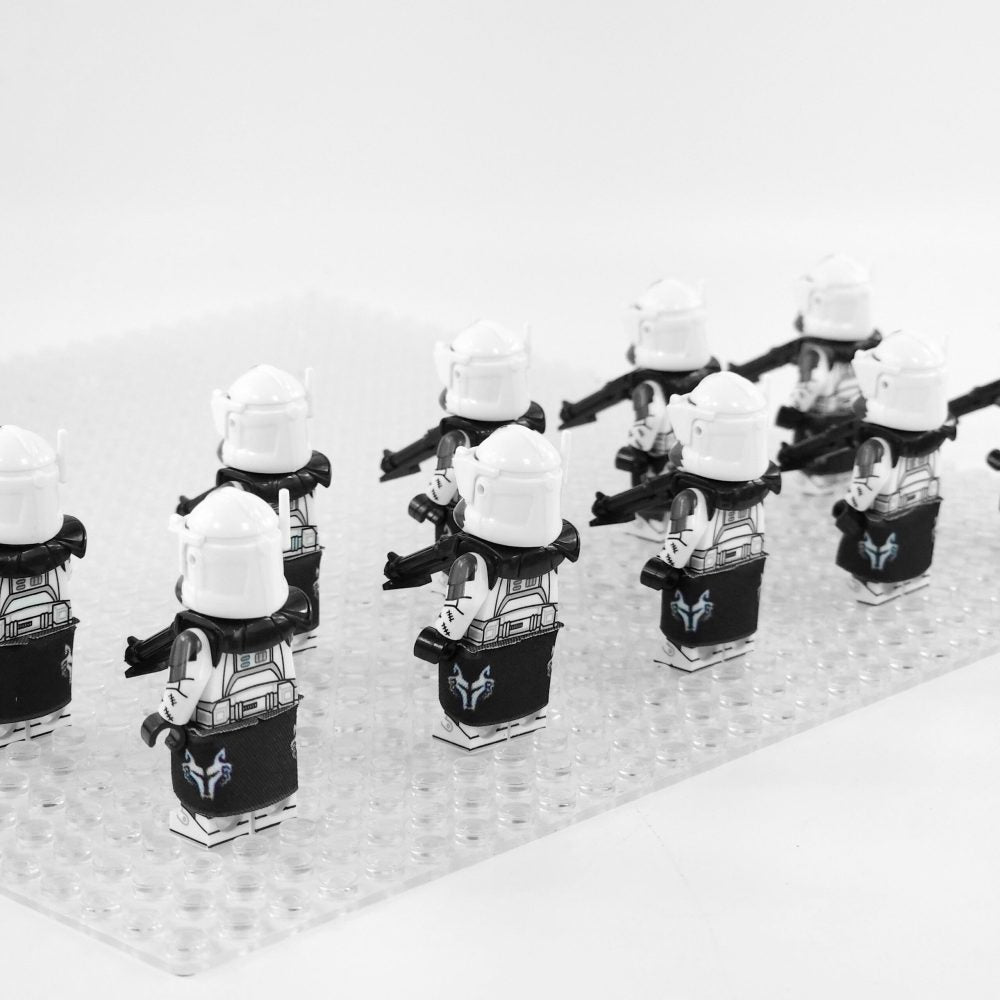 Space War Theme 104th Heavy Wolfpack Clone Trooper Block Figures Set of 10pcs