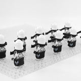 Space War Theme 104th Heavy Wolfpack Clone Trooper Block Figures Set of 10pcs