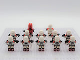 Space War Theme Coruscant Guard With Thorn and Commander Fox Block Figures Set