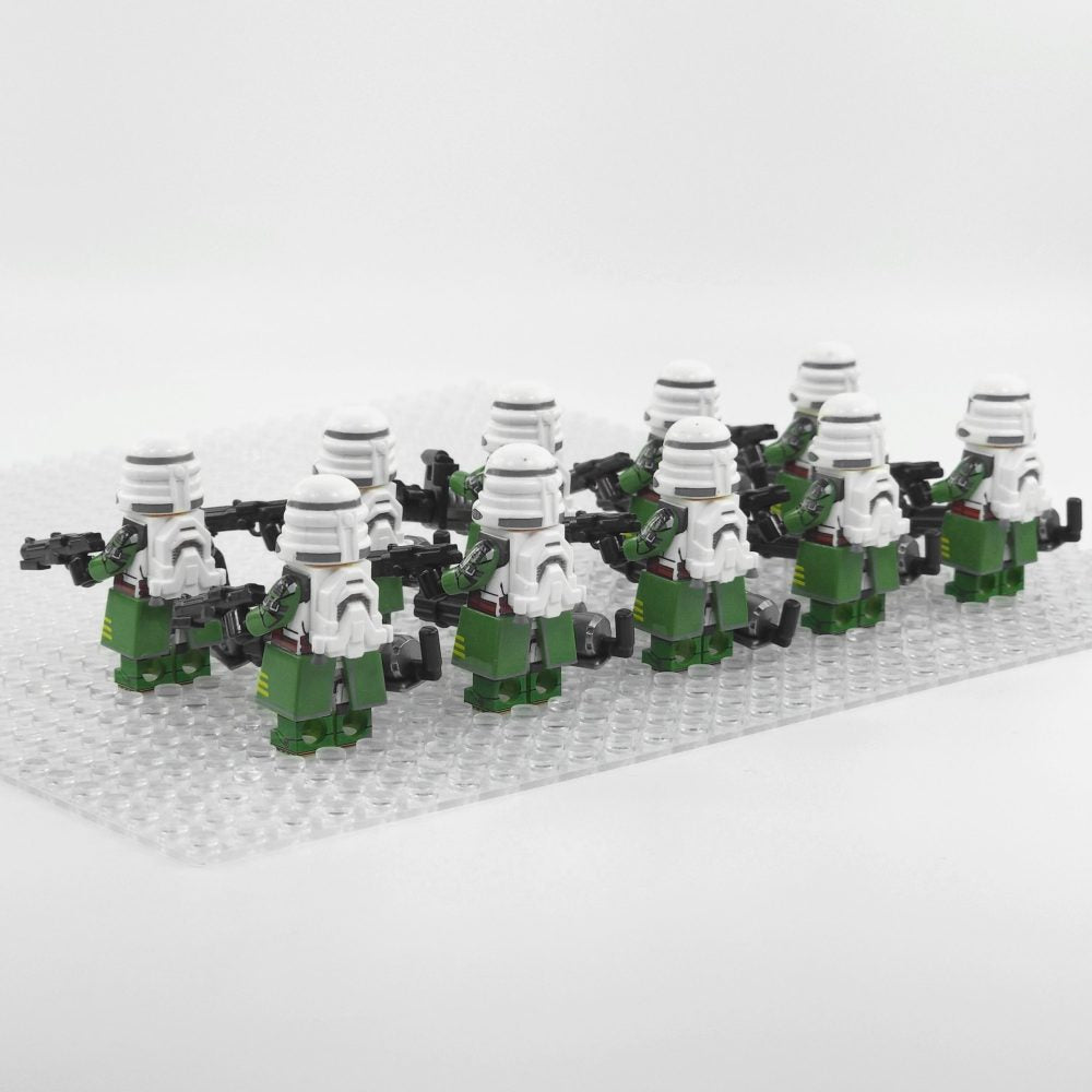 Space War Theme Doom’s Unit Heavy Gunner Clone Troopers Block Figures Set